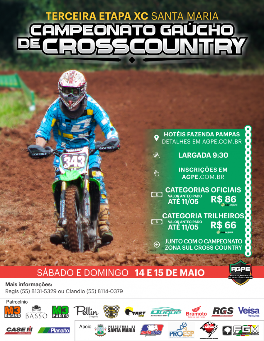 Terceira Etapa - Campeonato Gacho de CROSS COUNTRY