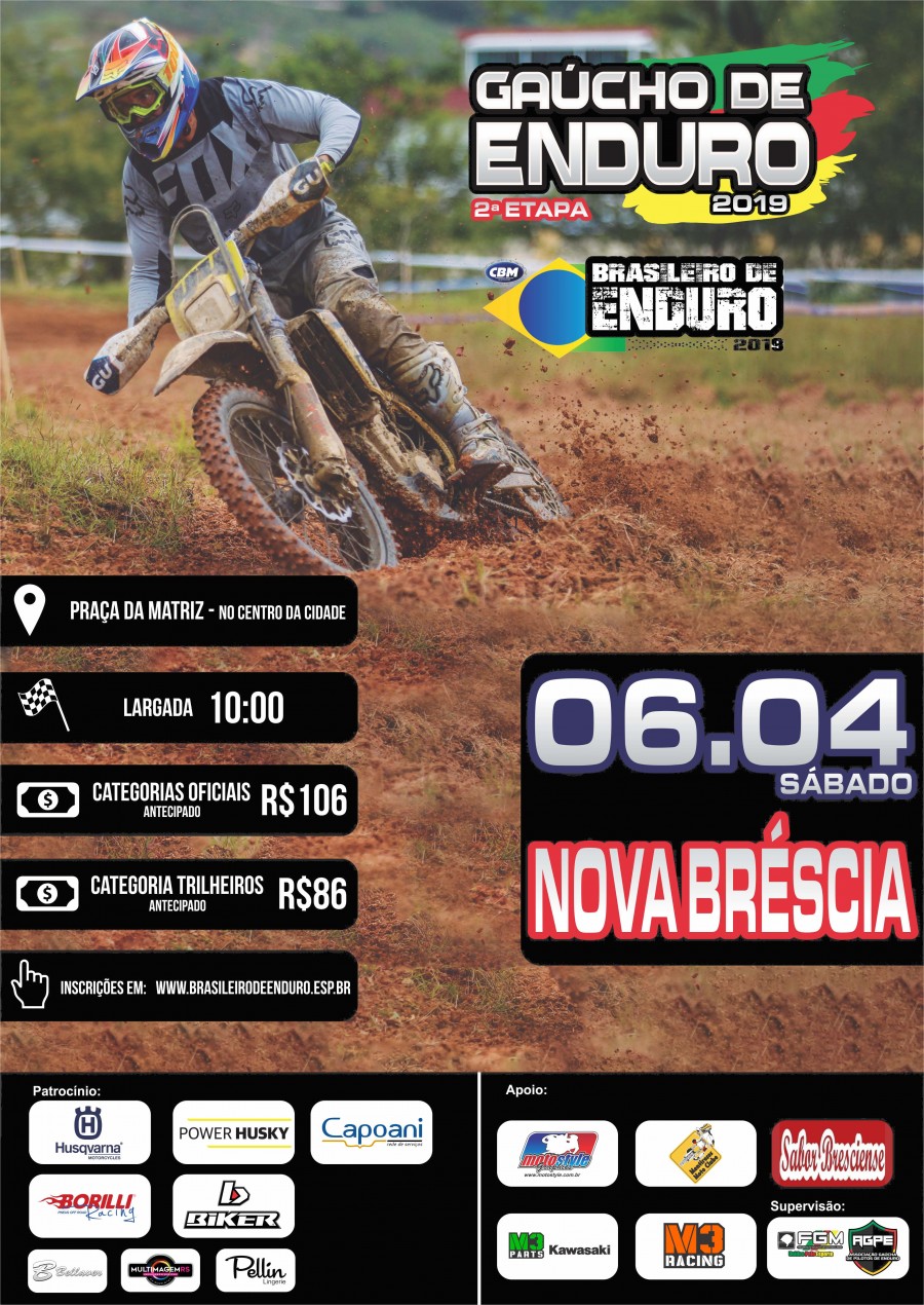 2 Etapa - Campeonato Gacho de ENDURO - Nova Brscia