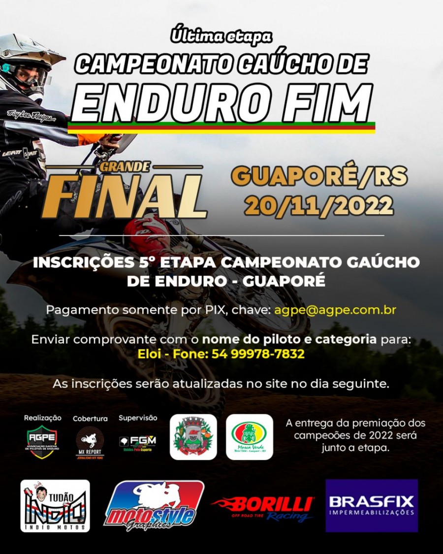 5 Etapa - Campeonato Gacho de ENDURO - Guapor