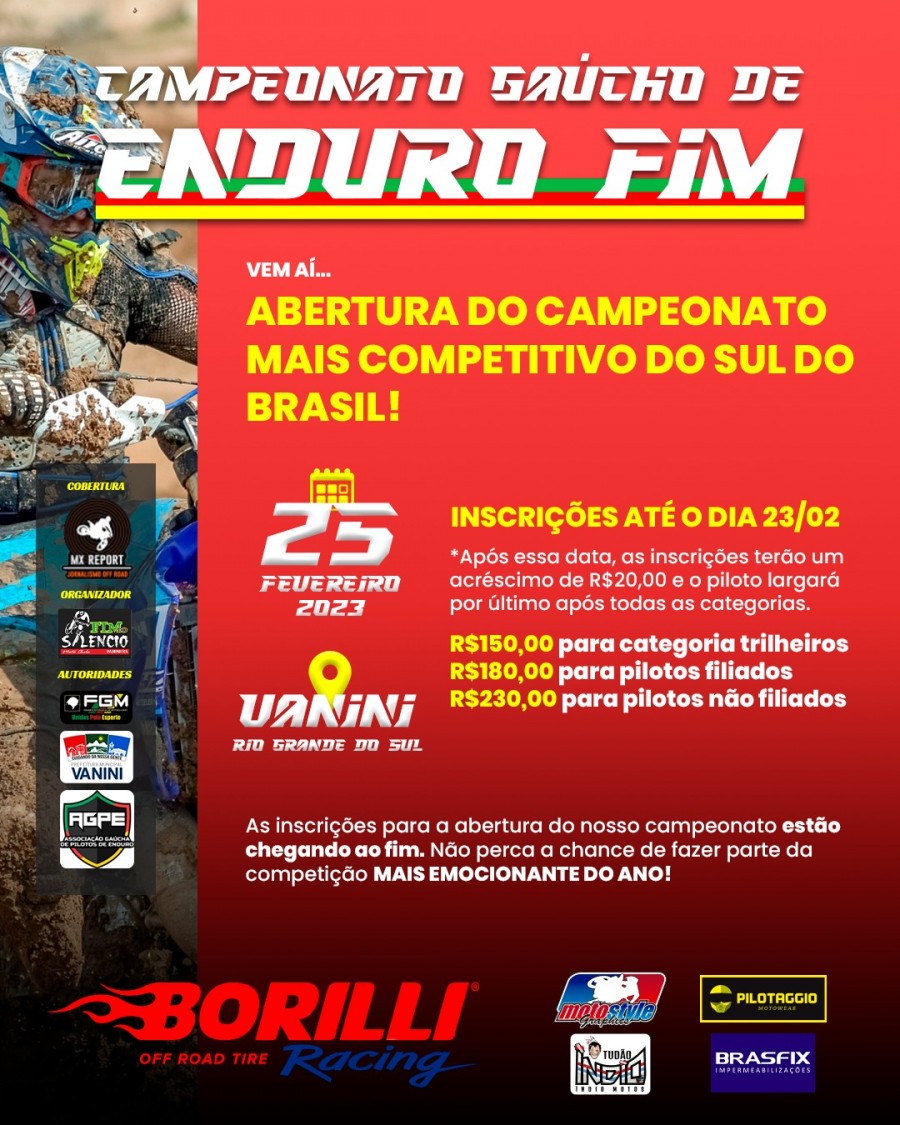 Abertura - Campeonato Gacho KTM Sportbay de Enduro - Vanini